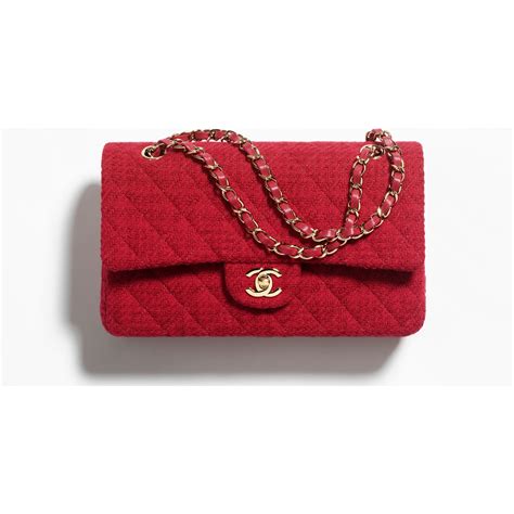 chanel 1112|Classic 11.12 handbag, Wool tweed & gold.